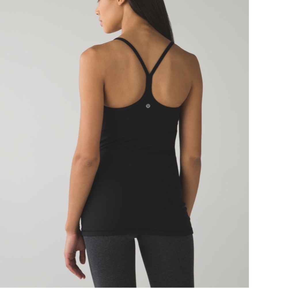 Lululemon Athletica Power Y Tank - Black -12 - Picture 4 of 8